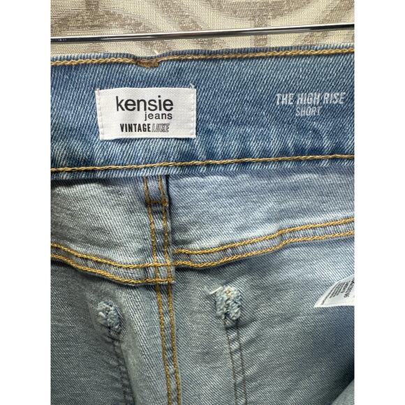 Kensie Jeans Vintage‎ Luxe High Rise Shorts Size 6/28 NWT Women’s Denim - Picture 4 of 6